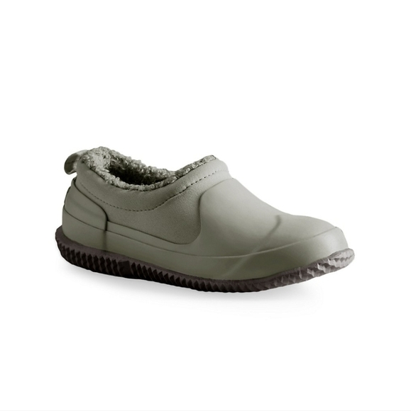 Hunter Big Kids sherpa rain shoes frosted greySize boys 4 ,girls 5 Eu 36